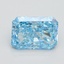 1.67 Ct. Fancy Vivid Blue Radiant Lab Grown Diamond