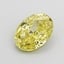 1.01 Ct. Fancy Intense Yellow Oval Lab Grown Diamond