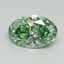 1.29 Ct. Fancy Vivid Pacific Green Oval Lab Grown Diamond