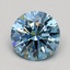 1.07 Ct. Fancy Intense Blue Round Lab Grown Diamond