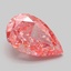 2.03 Ct. Fancy Vivid Pink Pear Lab Grown Diamond