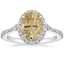 Platinum Luxe Aria Halo Diamond Ring (1/4 ct. tw.), smalltop view