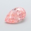 5.13 Ct. Fancy Vivid Pink Pear Lab Grown Diamond