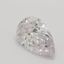 0.29 Ct. Very Light Pink Pear Diamond