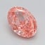 1.12 Ct. Fancy Vivid Pink Oval Lab Grown Diamond