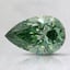 1.06 Ct. Fancy Vivid Pacific Green Pear Lab Grown Diamond