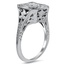 The Amal Ring, smalltop view on a hand