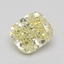 2.00 Ct. Fancy Yellow Cushion Diamond