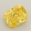 1.09 Ct. Fancy Vivid  Yellow Radiant Lab Grown Diamond