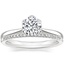 Platinum Caliana Ring with Whisper Diamond Ring (1/10 ct. tw.)