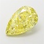 4.08 Ct. Fancy Intense Yellow Pear Lab Grown Diamond