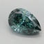 2.64 Ct. Fancy Vivid Green Pear Lab Grown Diamond