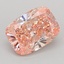 2.50 Ct. Fancy Vivid  Pink Cushion Lab Grown Diamond
