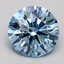 1.56 Ct. Fancy Blue Round Lab Grown Diamond