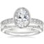 18K White Gold Sinclair Art Deco Diamond Ring (1/6 ct. tw.) with Alena Diamond Ring