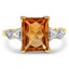 Retro Citrine Vintage Ring