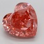 3.17 Ct. Fancy Vivid Pink Heart Lab Grown Diamond