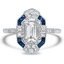 Art Deco Reproduction Diamond Vintage Ring