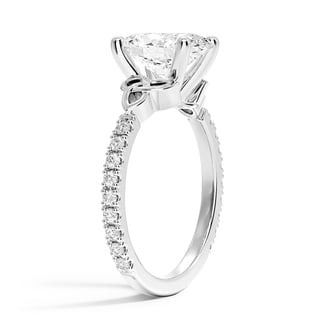 Custom Celtic-Inspired Diamond Ring