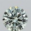 1.89 Ct. Fancy Vivid  Green Round Lab Grown Diamond