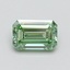 0.65 Ct. Fancy Vivid Pacific Green Emerald Lab Grown Diamond