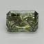 3.01 Ct. Fancy Vivid Green Radiant Lab Grown Diamond