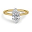 Custom Split Halo Diamond Mixed Metal Ring