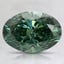 1.66 Ct. Fancy Vivid Pacific Green Oval Lab Grown Diamond