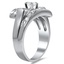 The Imala Ring, smalltop view on a hand