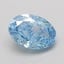 1.06 Ct. Fancy Vivid Blue Oval Lab Grown Diamond