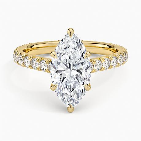 18K Yellow Gold Sienna Eternity Diamond Ring