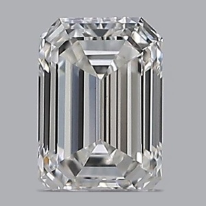 Emerald diamond — real photo