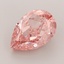 3.26 Ct. Fancy Vivid Pink Pear Lab Grown Diamond