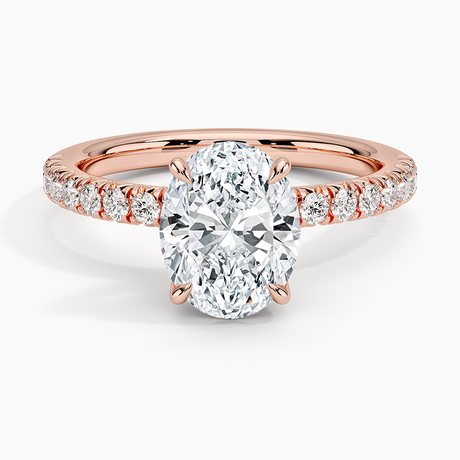 14K Rose Gold Adorned Amelie Diamond Ring