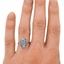 The Tresa Ring, smallzoomed in top view on a hand
