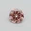 0.50 Ct. Fancy Intense Pink Round Lab Grown Diamond