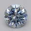 1.01 Ct. Fancy Blue Round Lab Grown Diamond