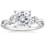 18K White Gold Willow Diamond Ring (1/8 ct. tw.), smalltop view