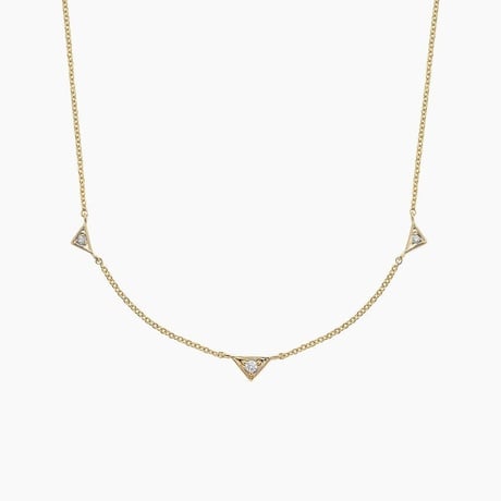 Geometric Diamond Necklace