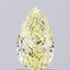 1.64 Ct. Fancy Light  Yellow Pear Lab Grown Diamond