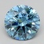 5.01 Ct. Fancy Vivid  Blue Round Lab Grown Diamond