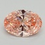 3.00 Ct. Fancy Vivid Pink Oval Lab Grown Diamond