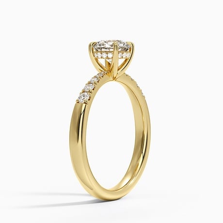 Bella Hidden Halo Diamond Ring