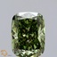 2.08 Ct. Fancy Vivid  Green Cushion Lab Grown Diamond