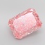 10.16 Ct. Fancy Vivid Pink Radiant Lab Grown Diamond