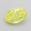 1.07 Ct. Fancy Vivid None Yellow Oval Lab Grown Diamond