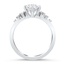 Six Prong Round Diamond Ring, smallside view