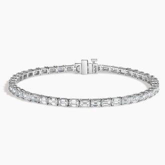 Emerald Cut Lab Diamond Tennis Bracelet (7 1/3 ct. tw.)