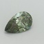 1.02 Ct. Fancy Vivid Green Pear Lab Grown Diamond