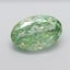 12.15 Ct. Fancy Green Oval Lab Grown Diamond